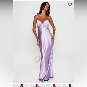 Princess Polly Purple Maxi Dress NWT